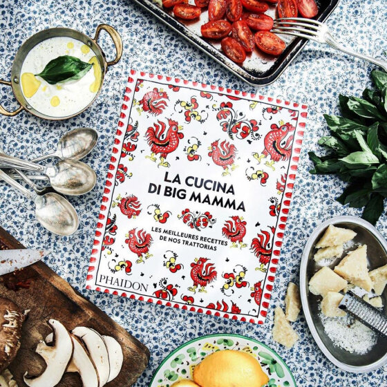 Un livre de 380 pages de délicieuses recettes italiennes