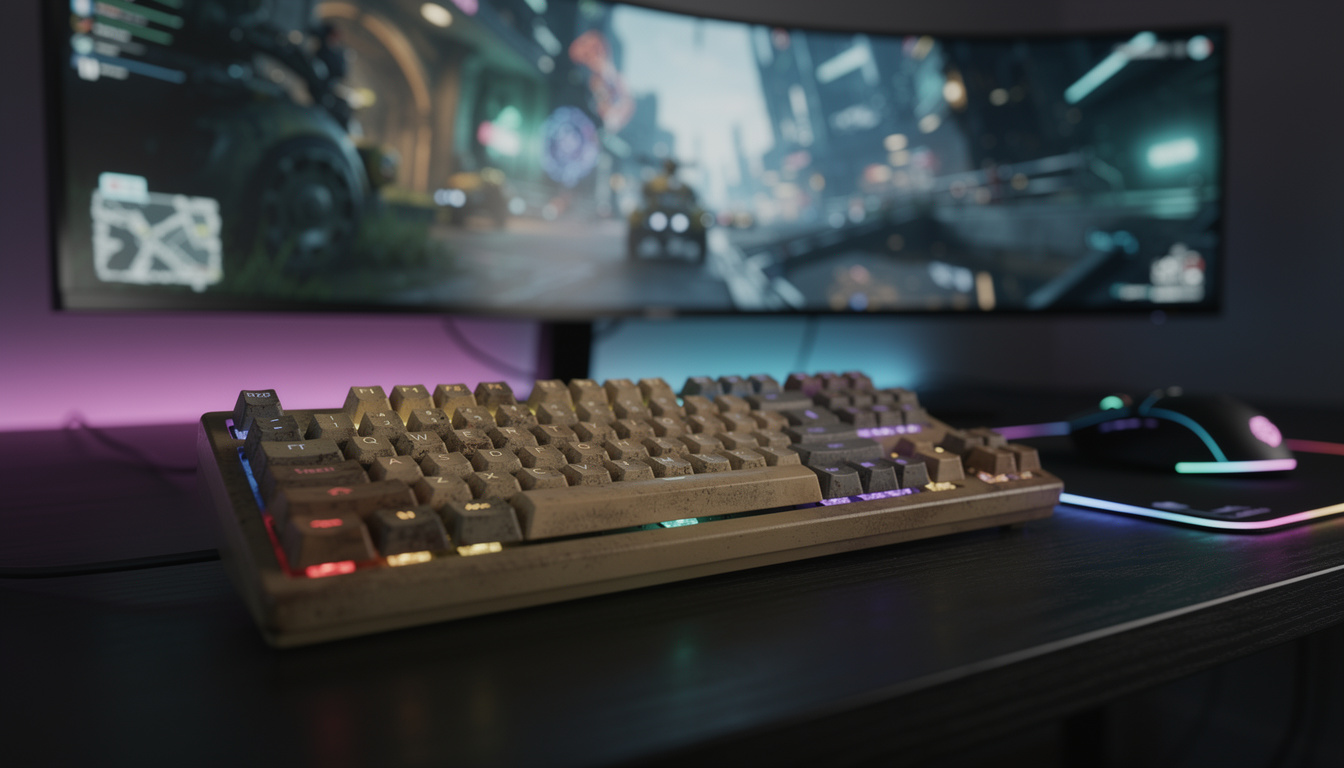 découvrez le clavier mécanique rétro, le cadeau parfait pour les gamers créatifs alliant style vintage et performance exceptionnelle.