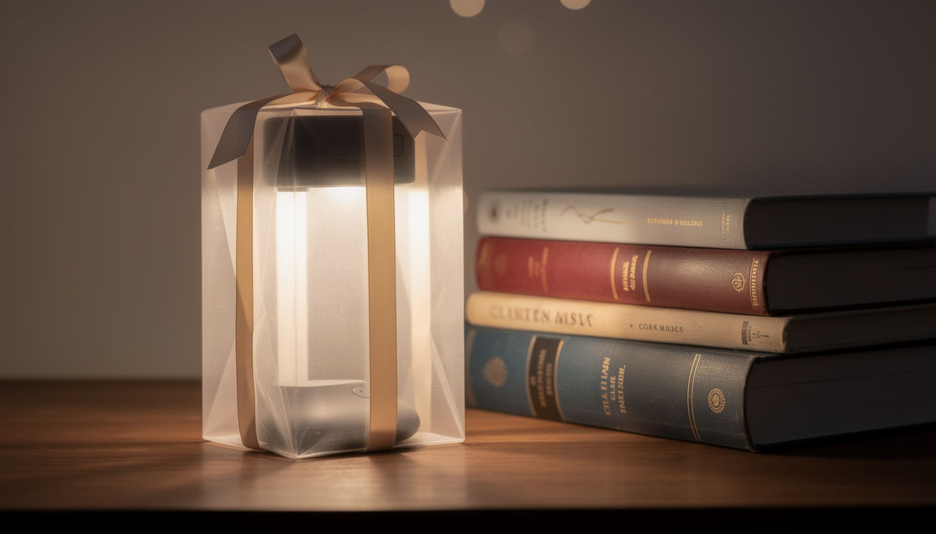 découvrez la lampe de lecture rechargeable, l'accessoire idéal pour tous les passionnés de lecture nocturne, offrant une lumière douce et pratique pour prolonger vos moments de lecture sans contrainte.