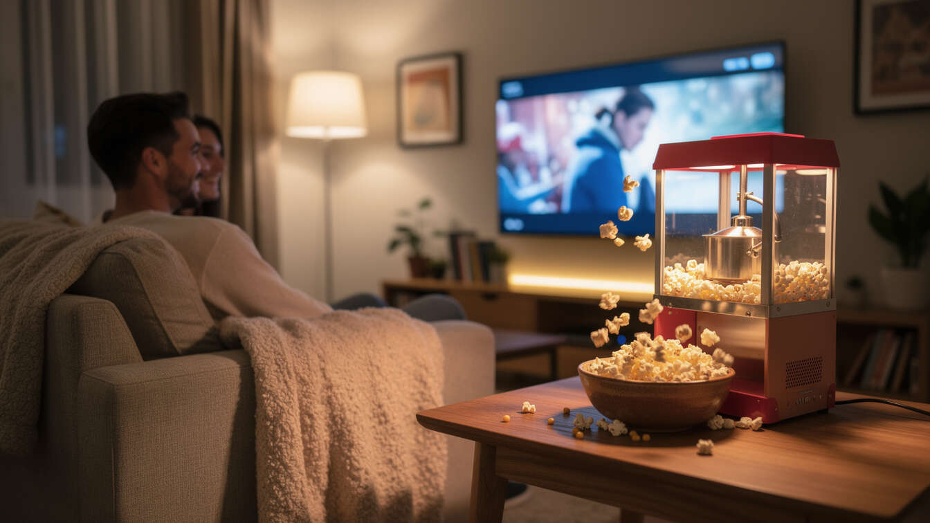 découvrez la machine à popcorn maison, le cadeau parfait alliant convivialité et originalité pour tous les amateurs de cinéma. offrez des soirées gourmandes et cosy à vos proches cinéphiles !