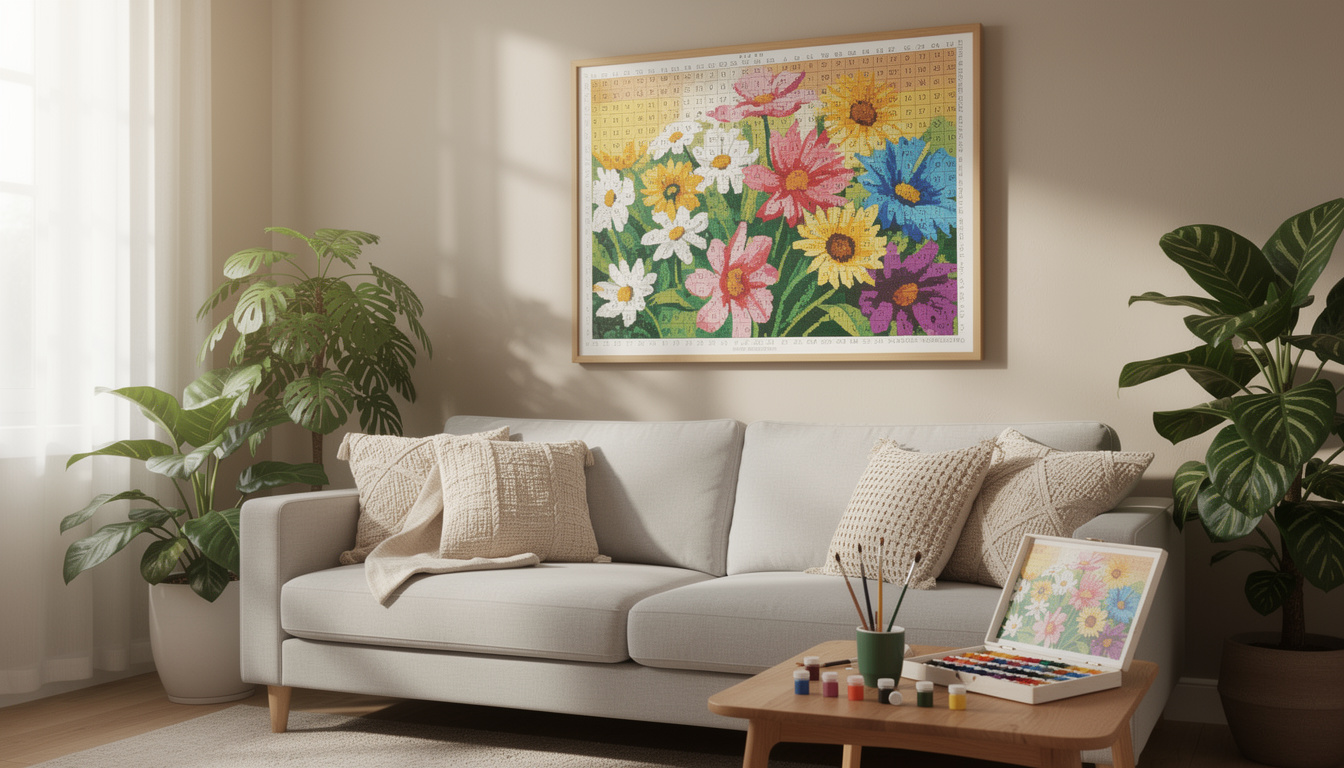 découvrez la peinture par numéros, un cadeau original et relaxant qui aide à réduire le stress tout en stimulantd la créativité. parfait pour tous les âges et niveaux.