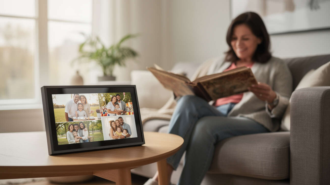 découvrez comment le cadre photo numérique connecté révolutionne le partage de souvenirs en remplaçant les albums photo traditionnels par une expérience moderne et interactive.
