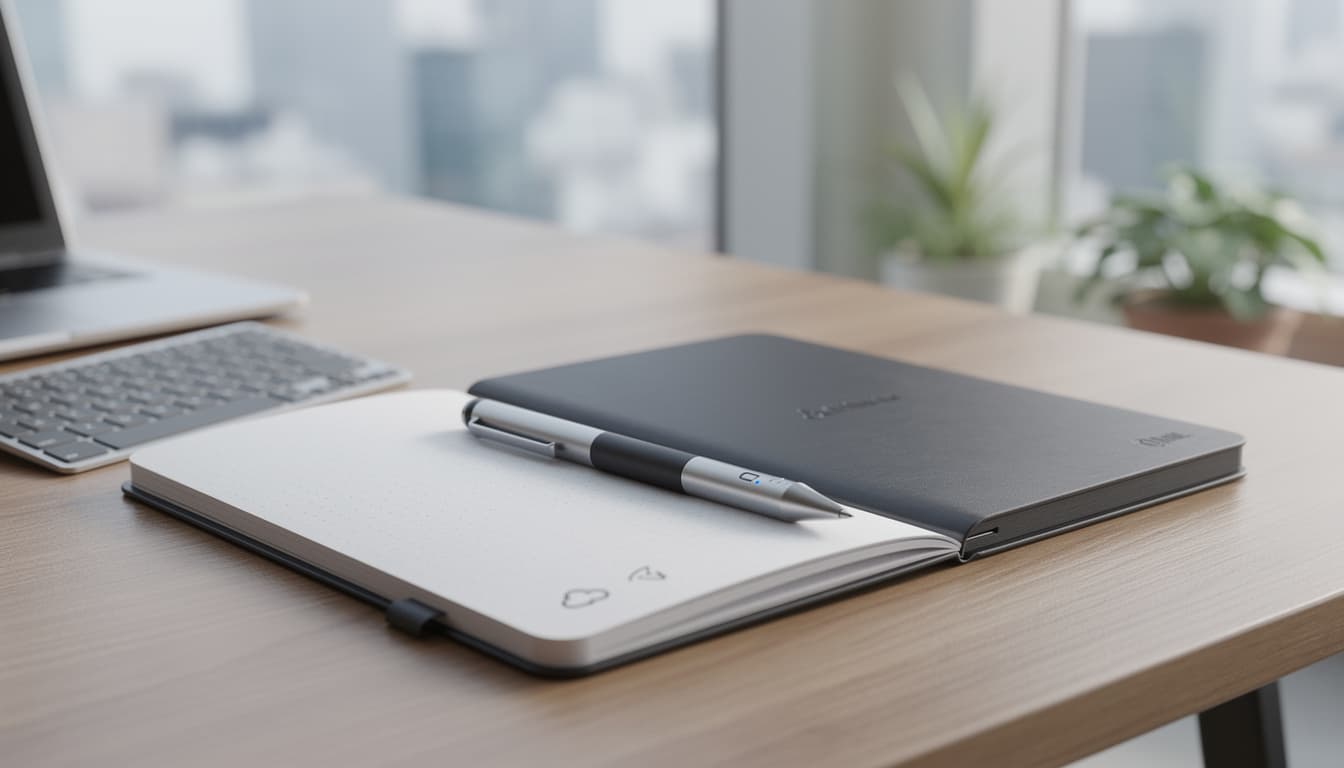 découvrez le carnet intelligent connecté, le cadeau idéal pour les amateurs de papeterie moderne alliant technologie et design élégant.