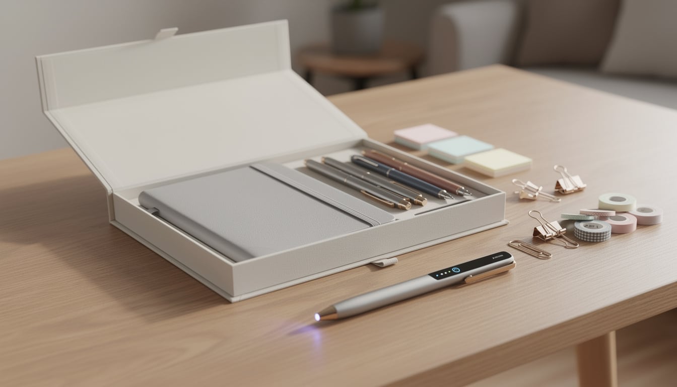 découvrez le carnet intelligent connecté, le cadeau idéal pour les amateurs de papeterie moderne alliant technologie et élégance.