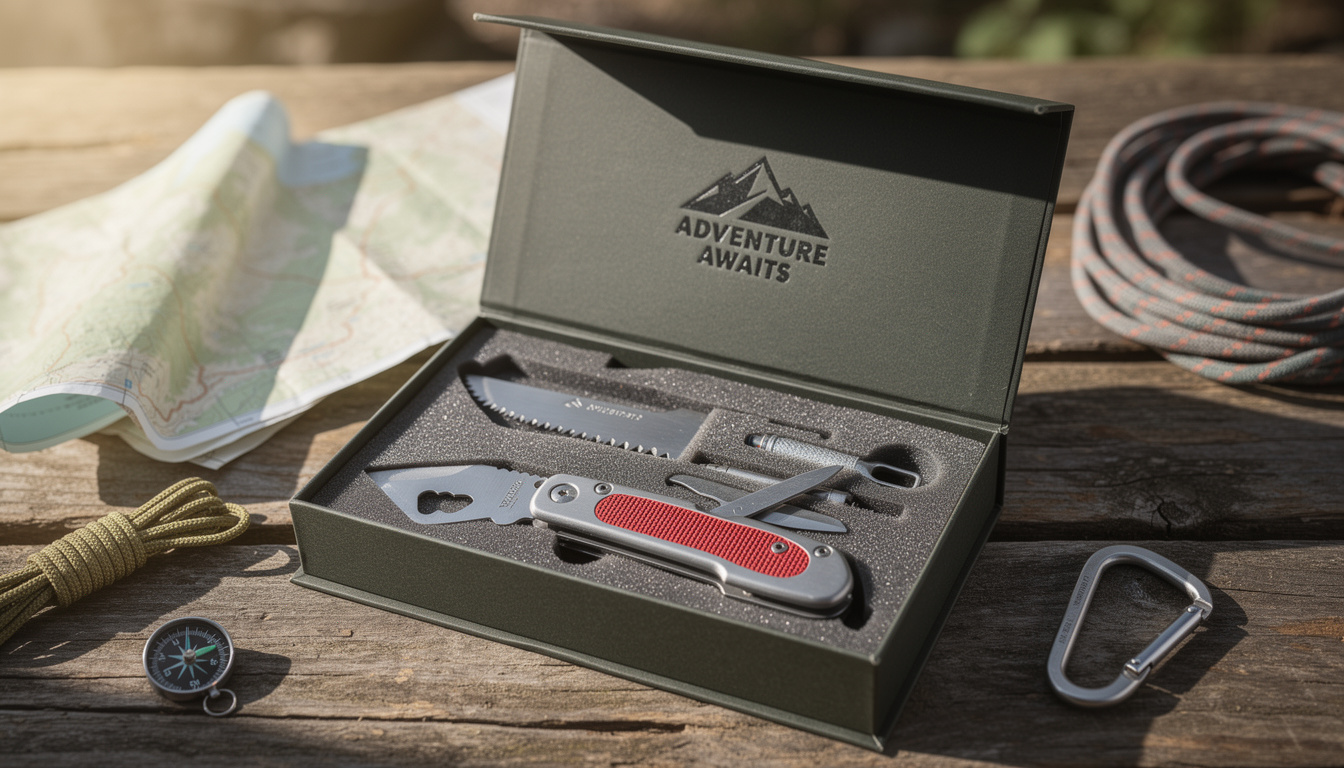 découvrez le couteau multifonction, le cadeau idéal pour les aventuriers passionnés, alliant praticité et robustesse pour toutes leurs explorations.
