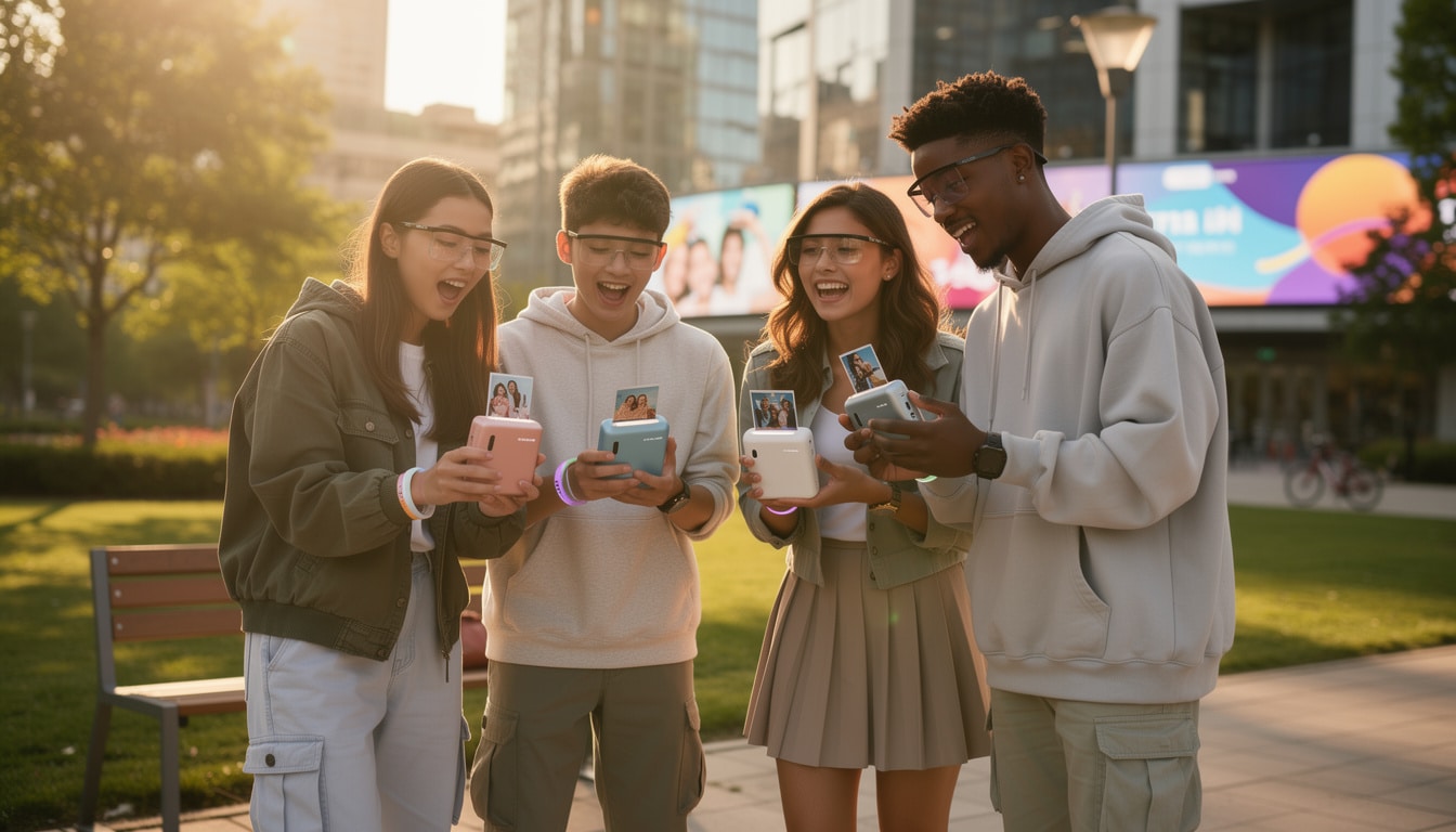 découvrez pourquoi les mini imprimantes photo portables sont devenues le cadeau incontournable et viral des adolescents en 2026, alliant fun et technologie.