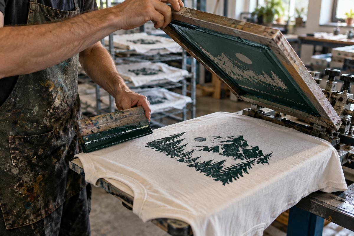 Le choix de l'impression du t-shirt