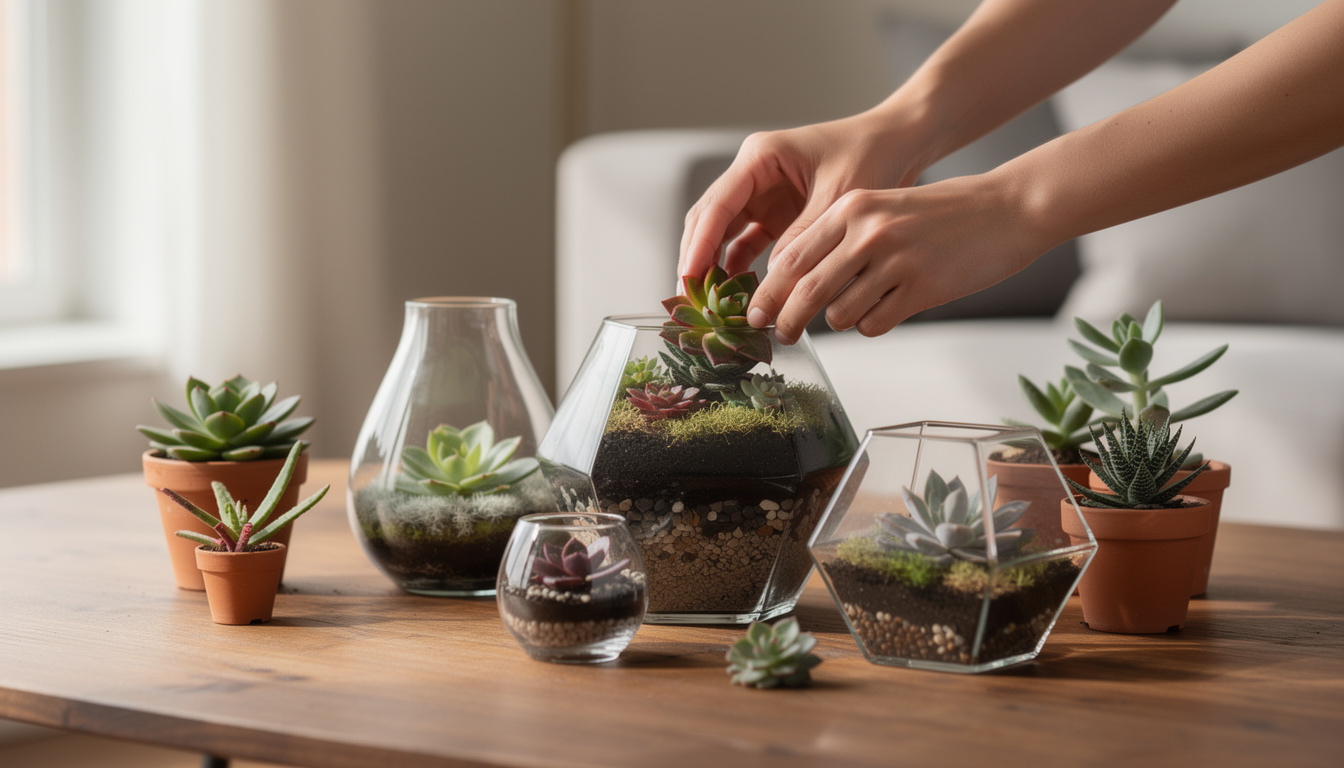 offrez un kit terrarium, le cadeau zen par excellence, parfait pour créer un espace apaisant et naturel chez soi.