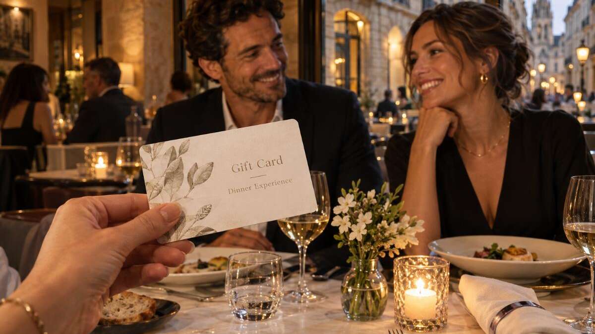 Partager un repas grâce à un bon de cadeau restaurant