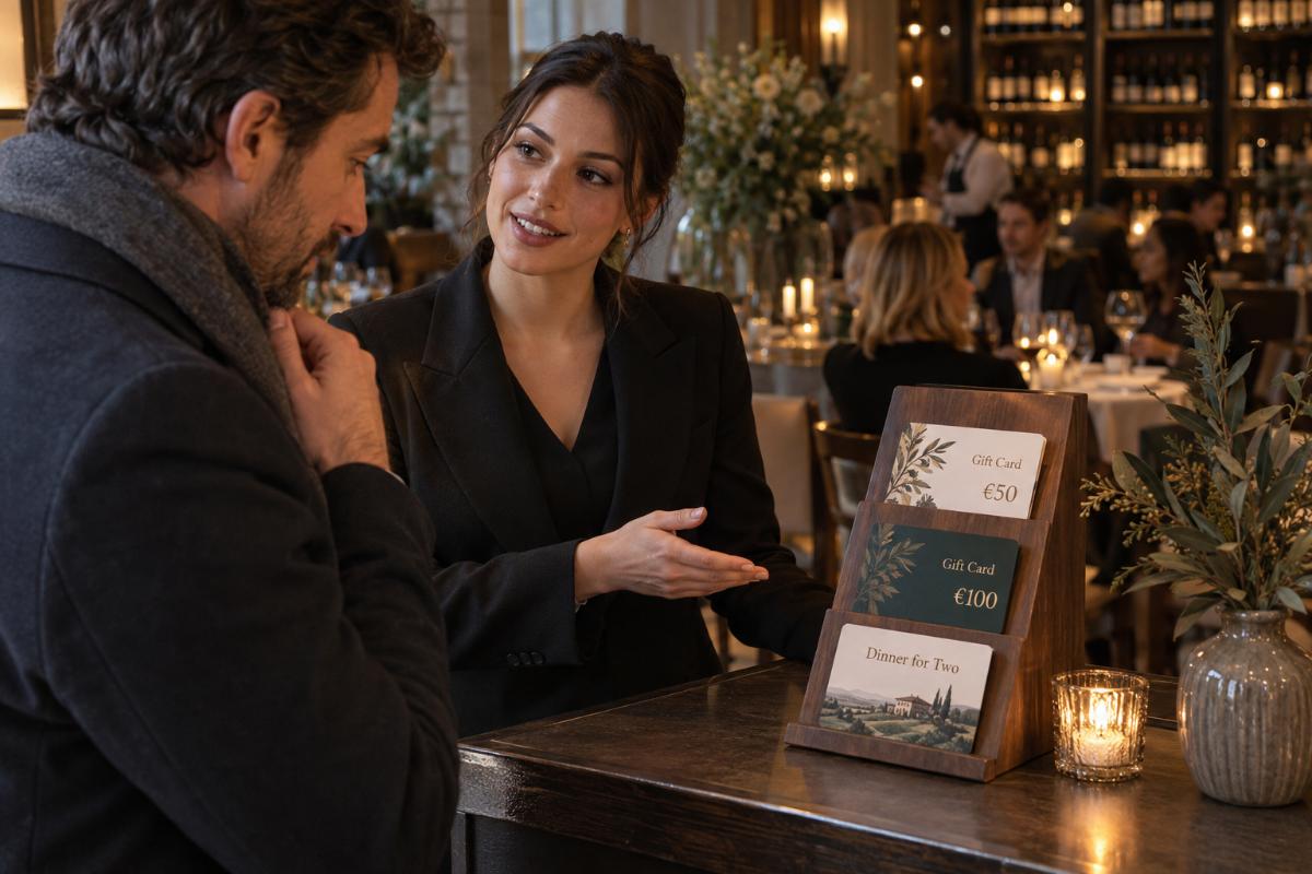 Choisir son bon de cadeau restaurant