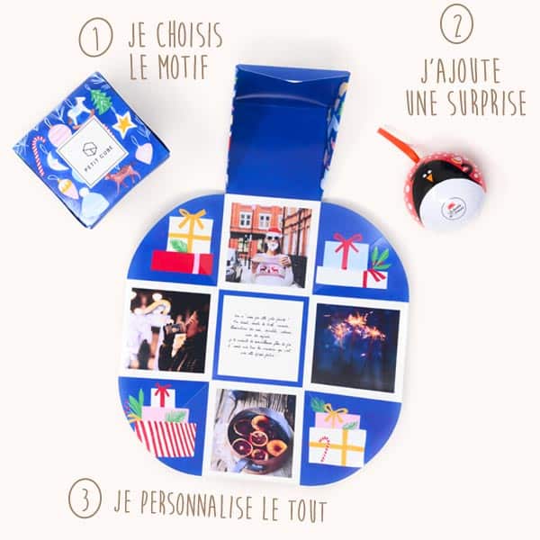 Petit Cube, la box cadeau Noël personnalisée à envoyer